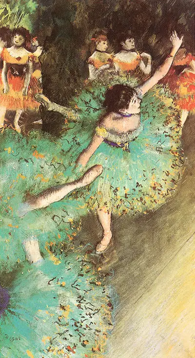 Green Dancer Edgar Degas